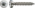 Artikelbild SPAX-Schrauben Halbrundkopf T-Star plus, A2
