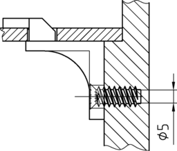 Anwendungsbild Euroschrauben Senkkopf Kreuzschlitz-Z, Kopf-D 9 mm, Grobgewinde
