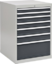 Artikelbild Schubladenschrank H1019xB705xT736mm grau