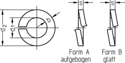 Schizzo Spring washer shape B