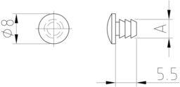 Schizzo Stop damper door buffer