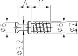 Sketch Eurobolt head-D6 w.KRZ