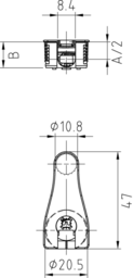 Sketch Connection fitting AZ 20 large