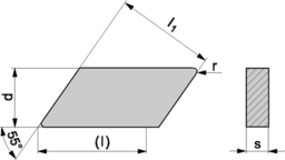 Schizzo Wendeschneidplatte KNUX 160405ER-F PMK30