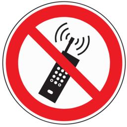 Image de l'article Schild Mobilfunk verbot. D200mm Kunststo