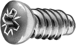 Artikelbild Euroschrauben Pan-Head Kreuzschlitz-Z Doppelganggewinde