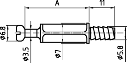 Schizzo Drive-in anchor SUPRA