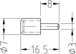 Sketch Duplo shelf support w.KSsleeve