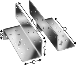 Schizzo Rafter footconnectorSF SIMPSON