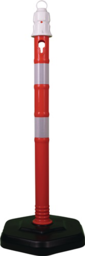 Articolo immagine Sperrpfosten PPC rot/weiß D.63mm z.Aufst