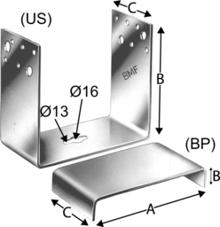 Schizzo Support base PUA SIMPSON