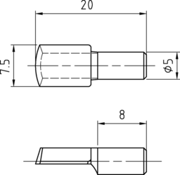 Sketch spoon shelf support