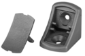 Image de l'article Connecteur d'angle + couvercle + 2 trous.