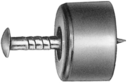 Artikelbild Bodenträger rund mit Stift Nutzlänge 10 mm