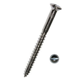 Image de l'article Vis à bois à tête fraisée surélevée a.fente