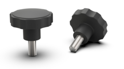 Artikelbild Sterngriff mit montierter Schraube, Durchmesser 40 mm