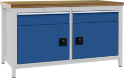 Articolo immagine Werkbank signalblau lichtgrau B1500xH859