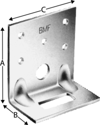 Schizzo Angle connector ADR 6035