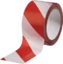 Image de l'article Warnmarkierungsband PVC rot/weiß L.66m B