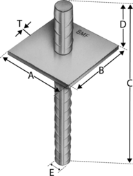 Sketch Post holder PA SIMPSON