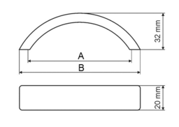 Schizzo Bow handle Ug43