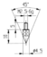 Articolo immagine Messeins.45Grad Kegel M2,5 STA z.Messuhr