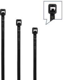 Article picture Kabelbinderset 350-tlg.PA 6.6 schwarz/UV