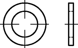 Croquis 2 Disque rond pour BLZN DIN 1440