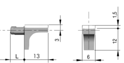 Sketch Shelf support K-LINE+KS supp.