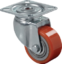 Article picture Lenkrolle D.50mm Trgf.120kg m.Platte PU