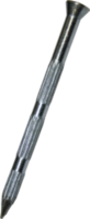 Image de l'article Clou en acier rainuré métallisé