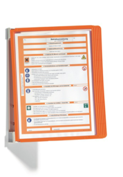 Articolo immagine Wandhalter 5 Sichttafeln orange m.Profil