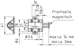 Schizzo pressure magnet or antipl.