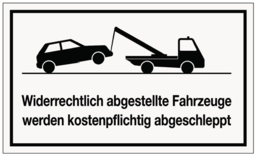 Article picture Hinweiszeichen Widerrechtliches Parken L