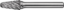 Image de l'article Frässtift KEL Special Steel D.12mm Kopf-