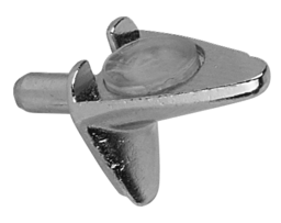Image de l'article Bodenträger Zamak mit einem Zapfen für 3 mm Lochreihe und Auflagepuffer für Glasböden