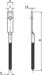 Skizze Blattschrauben