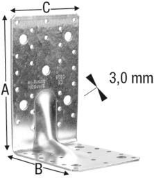 Schizzo Angle connector E20/3 SIMPSON