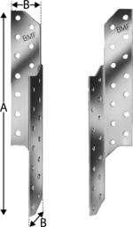 Sketch Rafter purlin anchor SPF LI