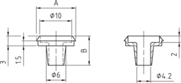 Schizzo Sleeve f.glass door attachment