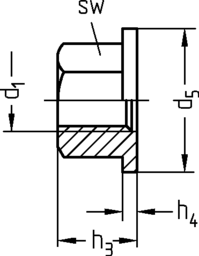 Schizzo 6KT MU FLAT BND B DIN 74361