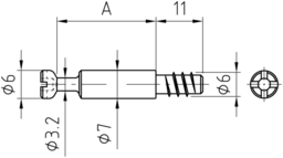 Schizzo Euro bolt head-D6 w.KRZ