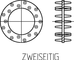 Schizzo Disk anchor C 10 CE-compliant