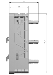 Schizzo Cabinet hanger LIKU