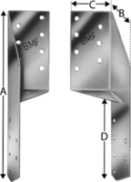 Skizze SIMPSON Universalverbinder UNI 190 links