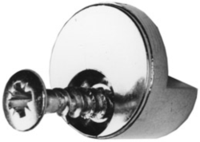 Articolo immagine KS-Spiegelhalter D-13 mm für 4 mm Materialstärke mit vormontierter Spanplattenschraube