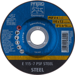 Articolo immagine Schruppscheibe PSF STEEL D115xS7,2mm gek