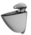 Artikelbild Tablarbodenträger, oval, Set inkl. Montagezubehör Wandbefestigung