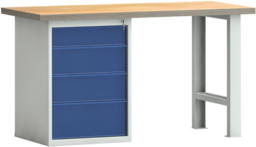 Image de l'article Werkbank PW 700 B1500xT700xH840mm Buche