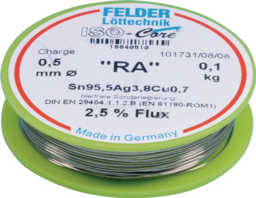 Articolo immagine Lötdraht ISO-Core® RA 1mm 100g Sn95,5Ag3